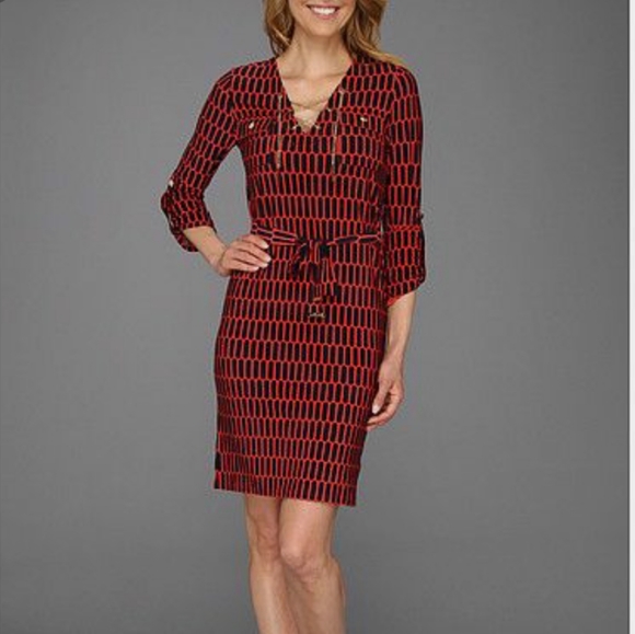 Michael Kors Dresses & Skirts - MK Michael Kors Capsule Chained Tie Up Dress